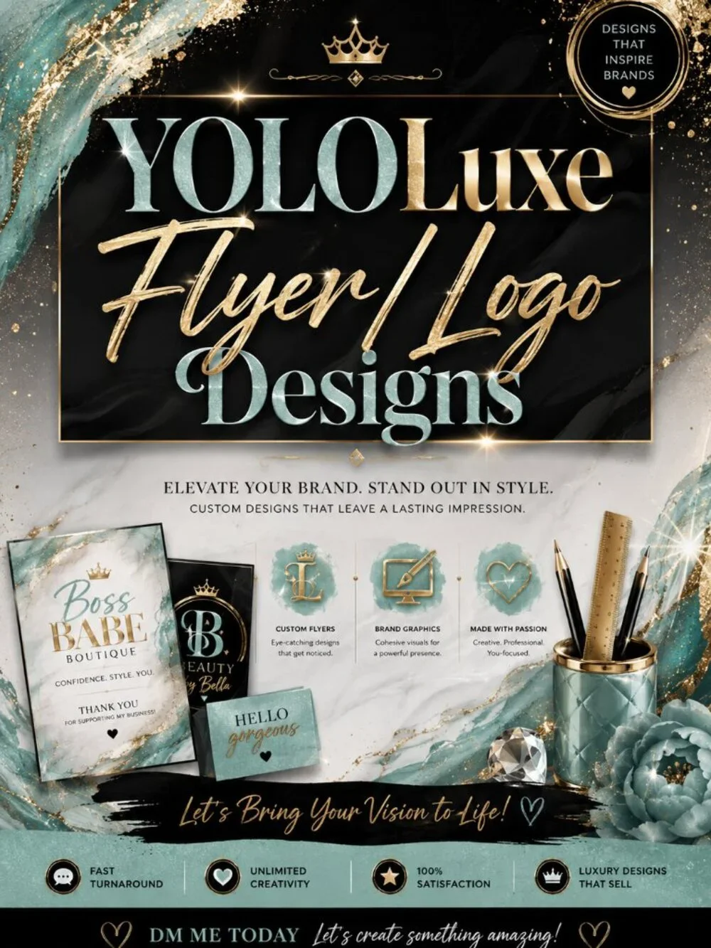 Custom Flyer/Logo Designs